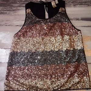Paisley & Ivy Sequin Women's Top